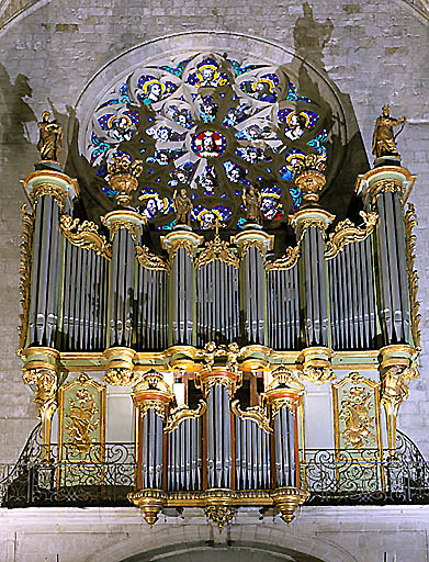 Buffet d'orgue exécuté entre 1751 et 1753.