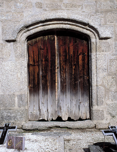 Elévation sud : porte