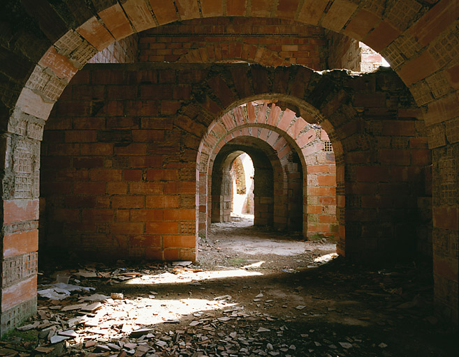 Vue intérieure de l'atelier de Paul Dardé à Saint-Maurice-de-Navacelles.