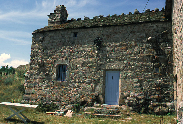 Aile ouest du corps de logis ; élévation sud.