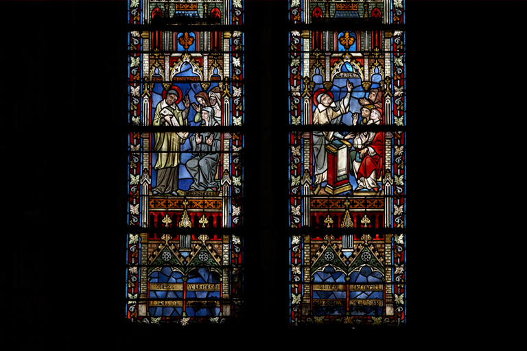 Verrière N°19 de l'ancienne cathédrale de Narbonne