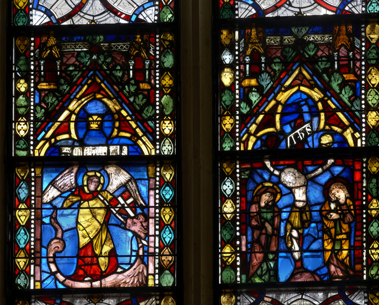 Verrière N°12 de l'ancienne cathédrale de Narbonne