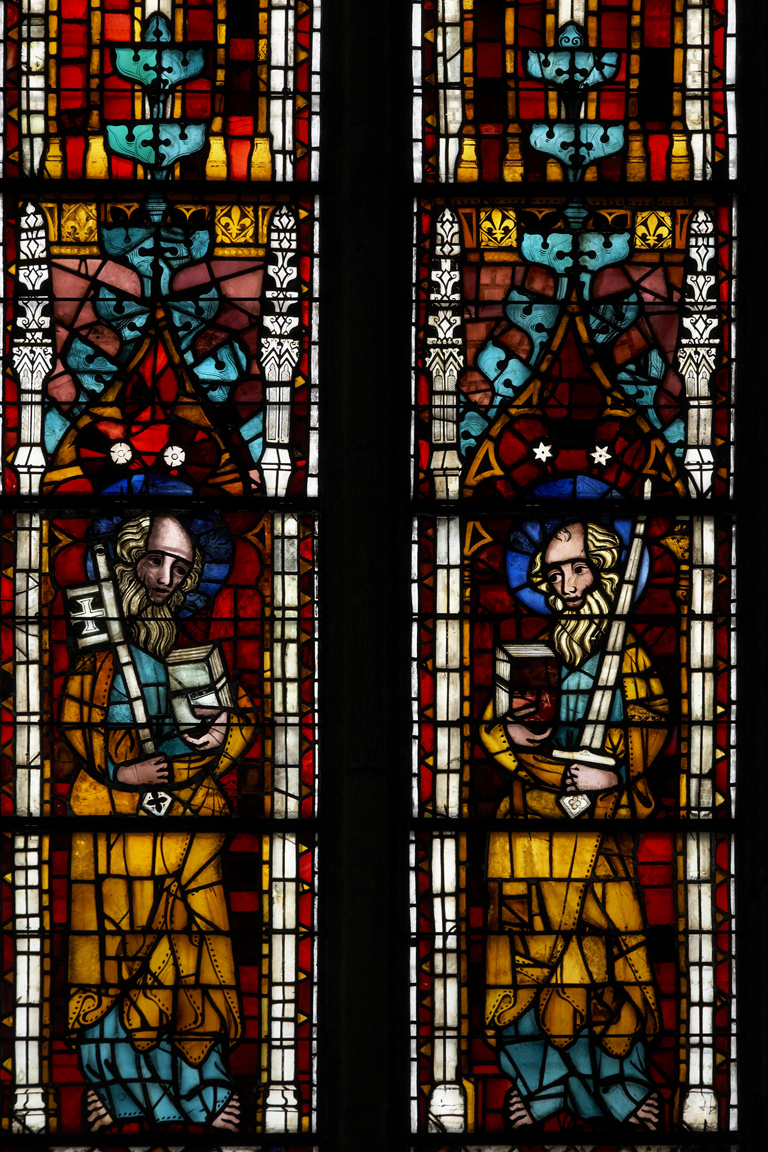 Verrière N°102 de l'ancienne cathédrale de Narbonne