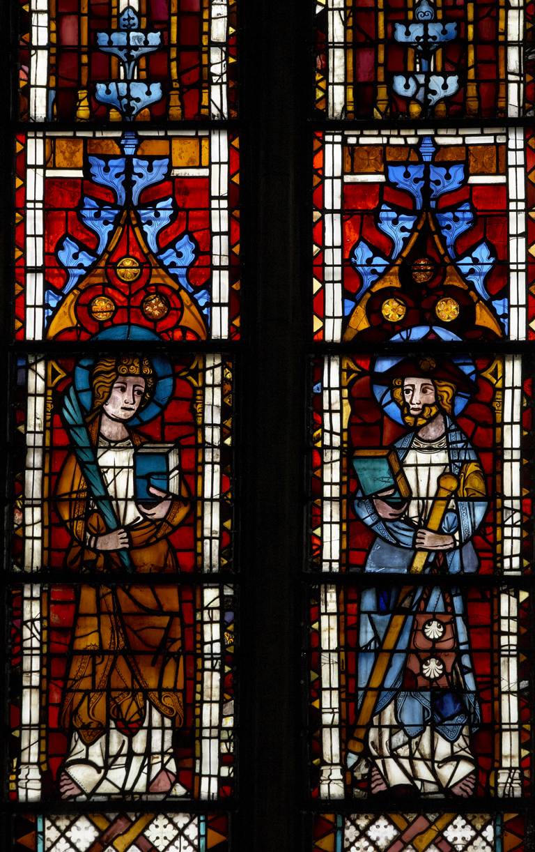 Verrière N°101 de l'ancienne cathédrale de Narbonne