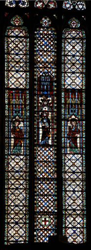 Verrière N°4 de l'ancienne cathédrale de Narbonne