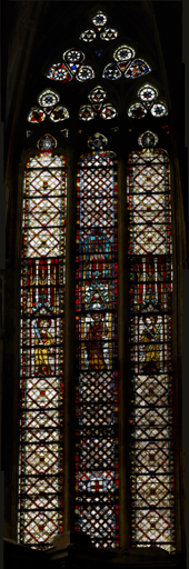 Verrière N°8 de l'ancienne cathédrale de Narbonne
