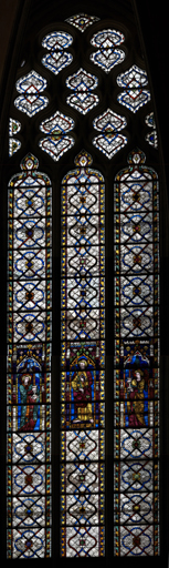 Verrière N°1 de l'ancienne cathédrale de Narbonne