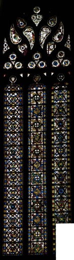 Verrière N°9 de l'ancienne cathédrale de Narbonne