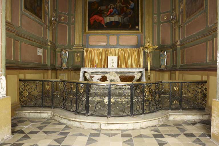 Ensemble du mobilier de la chapelle du Saint-Sacrement