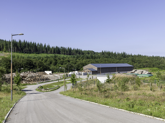 La plateforme bois-énergie, depuis le nord-est.
