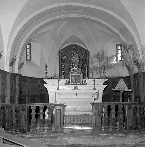 Le choeur. Vue d'ensemble.