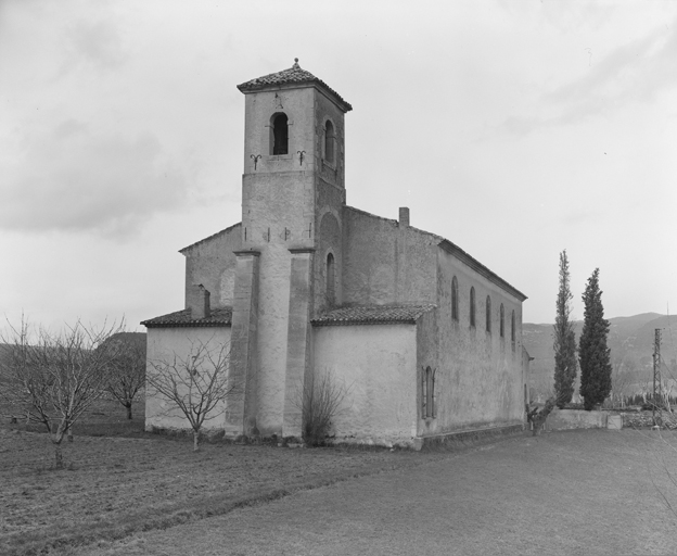 Vue générale depuis le sud-est, en 1971.