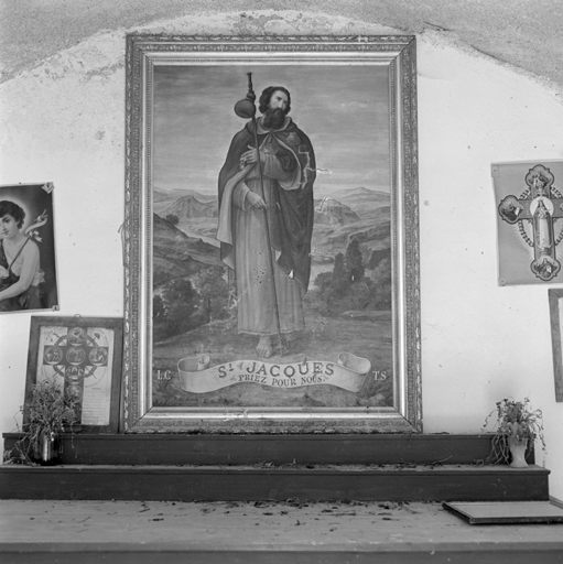 Laval, chapelle Saint-Jacques. Tableau : saint Jacques le majeur.