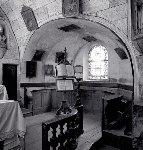 Choeur. Côté sud. Chapelle dite des chantres. Vue d'ensemble.