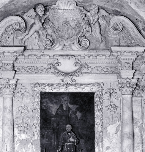 Retable de Saint-Antoine abbé, cadre