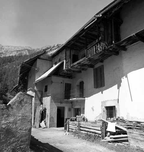 Pra Premier. Ferme parcelle 415. Façade antérieure est.
