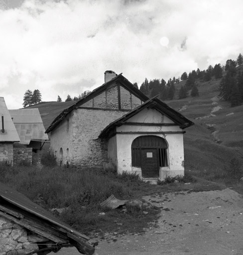 Chalets de Granon ; Granon. Chalet parcelle 113. Façade antérieure est.