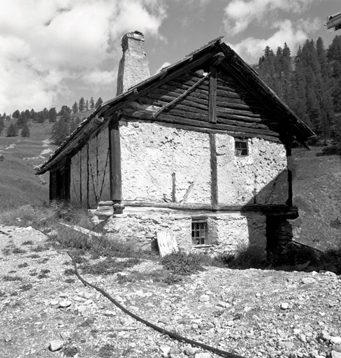 Chalets de Granon ; Granon. Chalet parcelle 107. Pignon est.