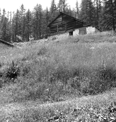 Chalets de Granon ; la Caro. Chalet parcelle 179. Vue d'ensemble prise du nord-est.