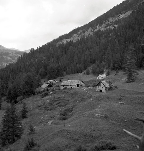 Le Vallon. Vue de situation prise du sud-ouest.