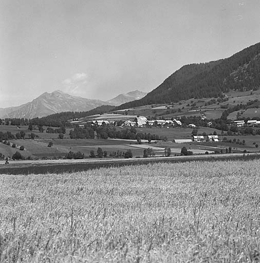 Vue de situation prise de Saint-Hilaire.