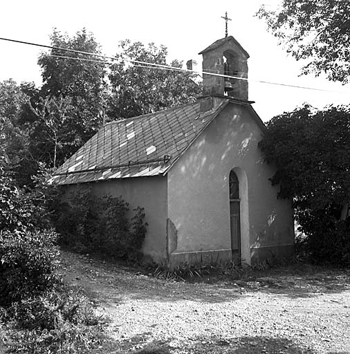 Chapelle du Saint-esprit. Vue prise du sud-ouest.