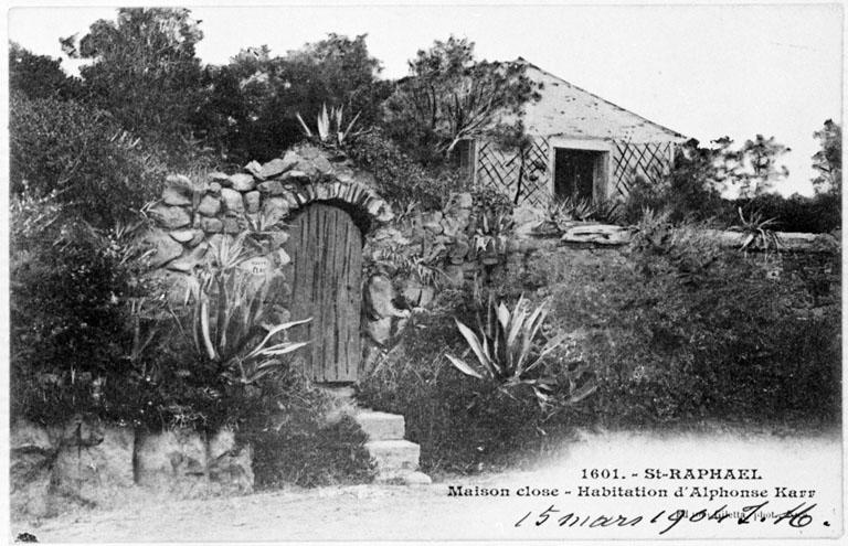 Saint-Raphaël. Maison close. Habitation d'Alphonse Karr.
