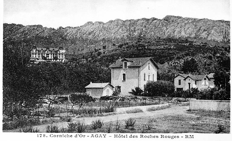 Corniche d'Or. Agay. Hôtel des Roches Rouges. R.M.
