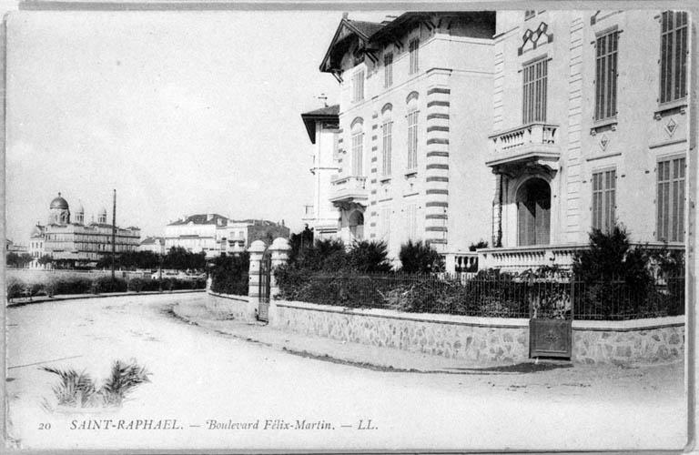 Saint-Raphaël (Var). Boulevard Félix-Martin.