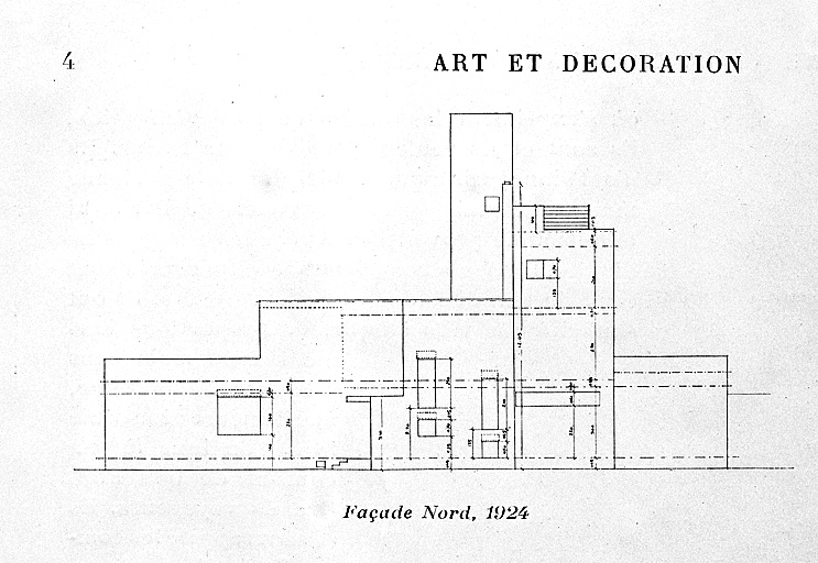 Logis initial. Façade nord.