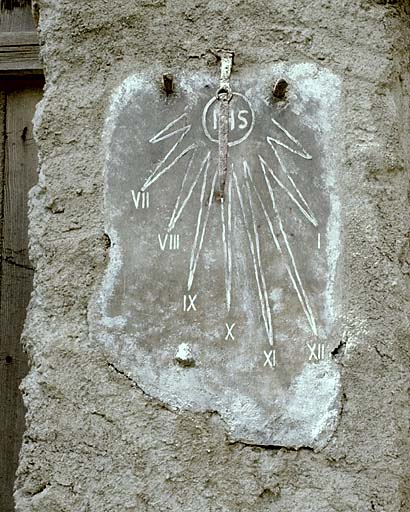 Le Pied du Col. Cadran solaire moderne.
