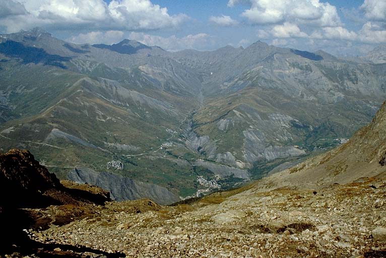 Les Villages de la Traverse, vue prise du téléférique.