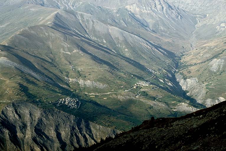 Les Villages de la Traverse, vue prise du téléférique.