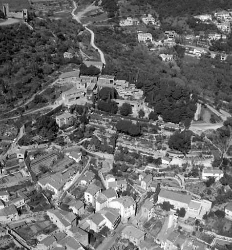 Vue aérienne stéroscopique prise du sud-est