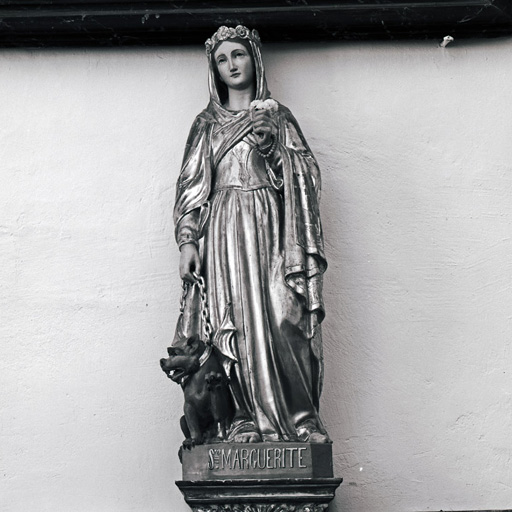 Statue de sainte Marguerite. Vue d'ensemble.