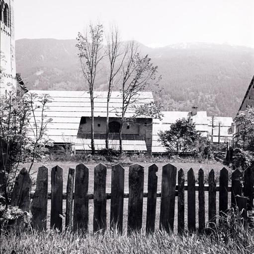 Façades nord, partie gauche.