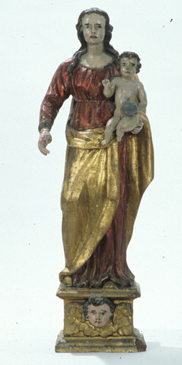 Statue : Vierge et l'Enfant.