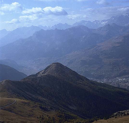 Vue aérienne.