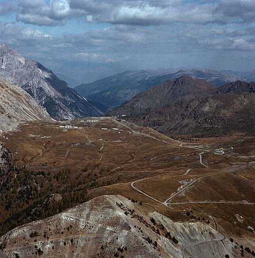 Vue aérienne oblique.