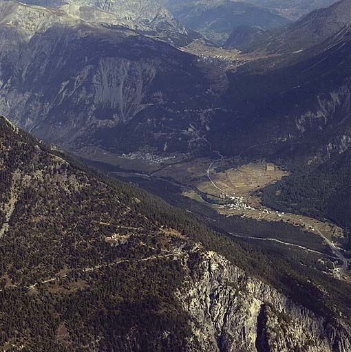 Vue aérienne.