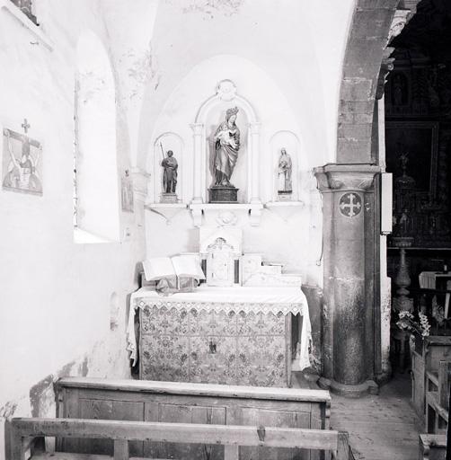 Deuxième chapelle latérale sud.