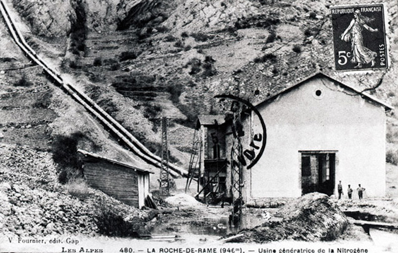 Le même bâtiment, appelé ici usine génératrice de la Nitrogène.