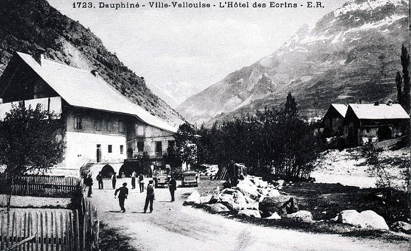 Dauphiné. Ville-Vallouise. L'Hôtel des Ecrins..