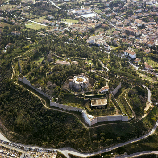 Vue aérienne.