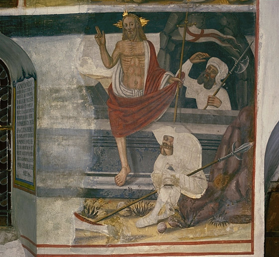 Mur sud. La Résurrection du Christ.