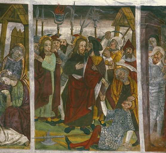 Voûte. L'arrestation du Christ. Vue d'ensemble.
