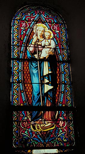 verrière : Vierge à l'Enfant