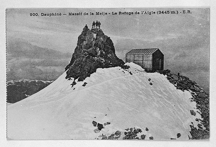 Le refuge de l'Aigle au début du siècle.