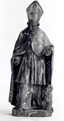 Groupe sculpté (statuette) : Saint Claude.