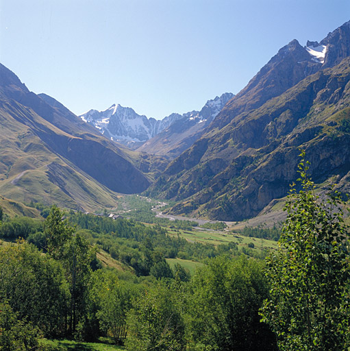 Val d'Arsine, vue prise du nord-ouest.